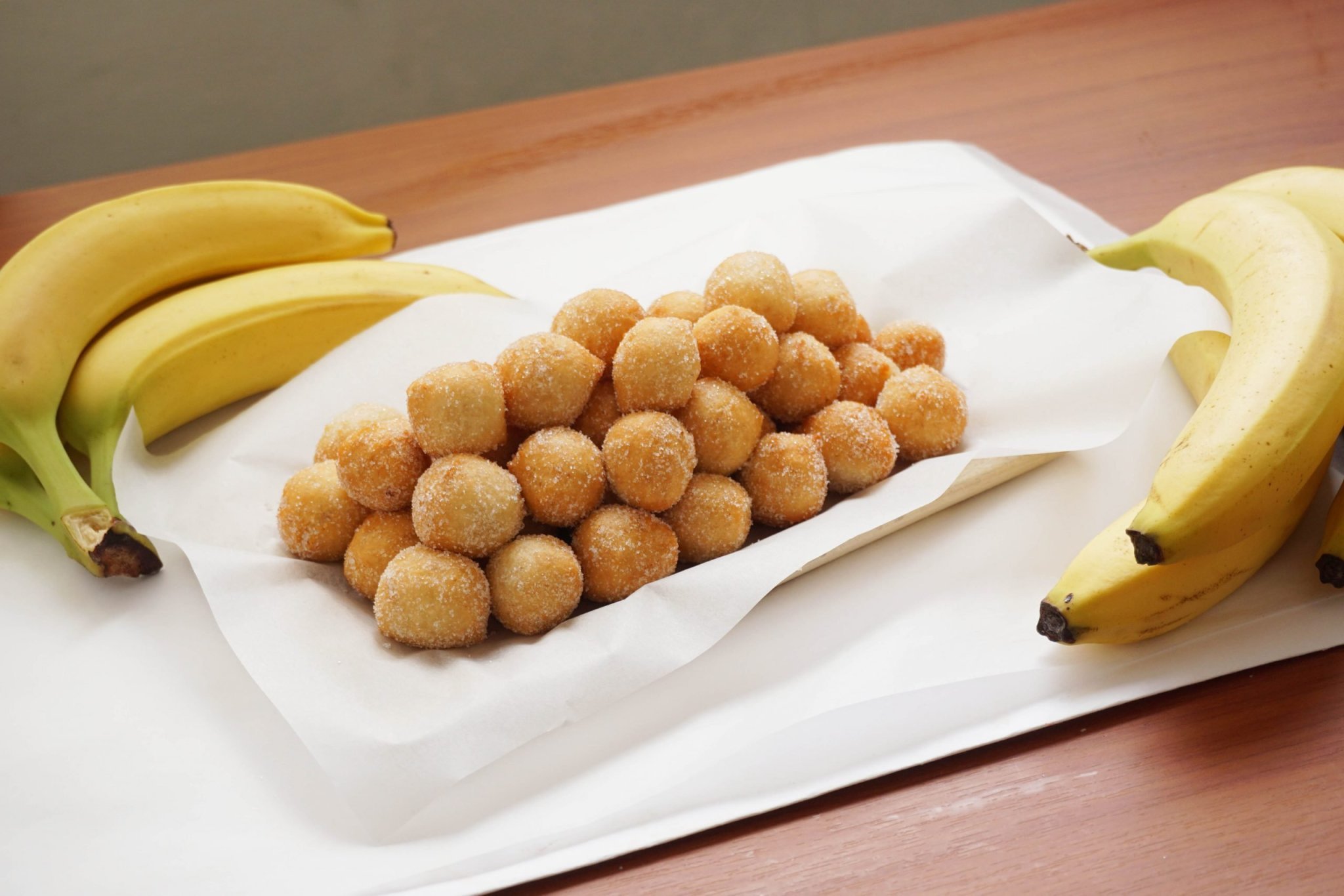 Mmmm...10-Minute Banana Bread Donuts