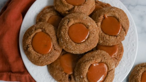Use Salted Caramel In Your Thumbprint Cookies For A Richer Treat