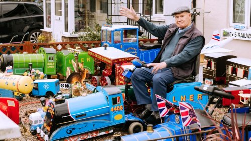 Pensioner, 92, selling incredible collection of models -made from mobility scooters
