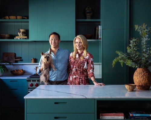 This NYC couple dipped every room in their new L.A. house in color