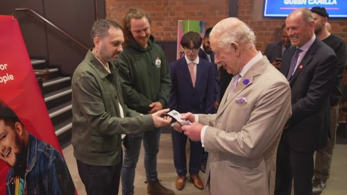 Charles amazed by magician during visit to Bradford