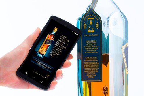 Behold, the NFC-enabled smart whisky bottle