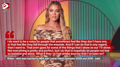 Khloe Kardashian wants to be a 'voice' for people who 'don't have one'