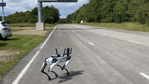 Famous 4-Legged Robot ‘Spot’ Just Got a New Job on England’s Roadways