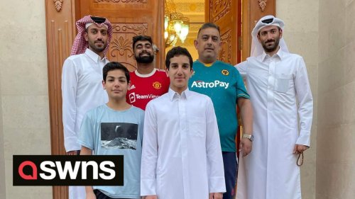 England fans left stunned after being invited to lunch at a Qatari millionaire's mansion