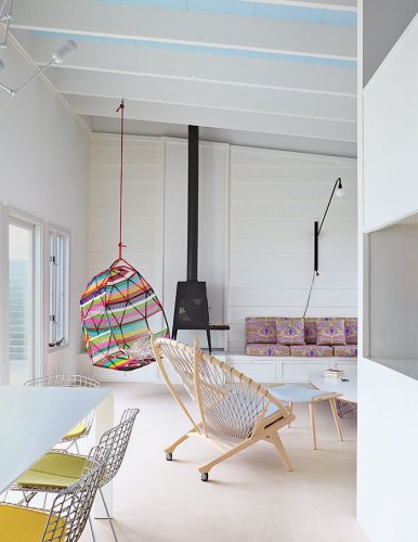 Articles about spend summer hanging around these modern swing chairs on Dwell.com