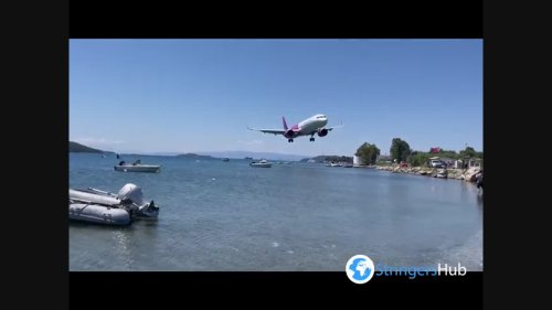Greece: Wizz Air Plane Makes Unusual Low Landing At Skiathos Airport