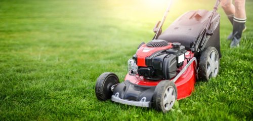 A freak lawnmower accident almost took a life, but a pair of Crocs saved the day