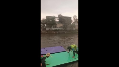 Thailand: Storm batters tourists as they go river rafting in Thailand