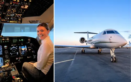 23-year-old private jet pilot reveals there are weird things about her job despi