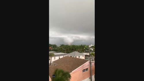 Blue Flashes Seen in Storm Clouds as Tornado Warning Hits Southwest Florida