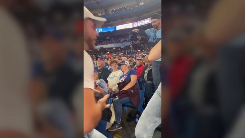 Man slapped after proposing with Ring Pop at Toronto Blue Jays game