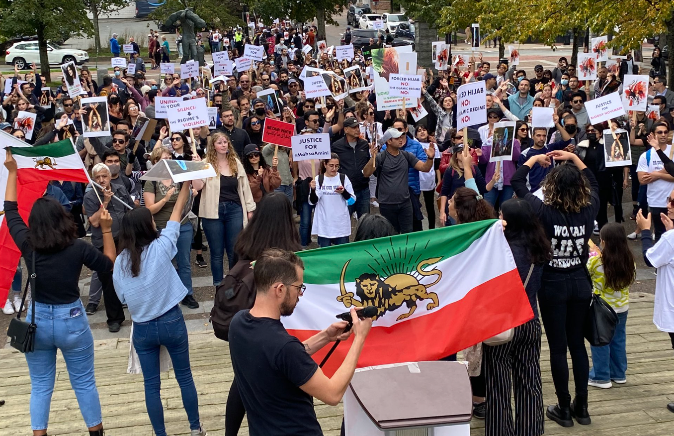 Canadians From Coast To Coast Gathered To Show Support For Iranian Protestors 