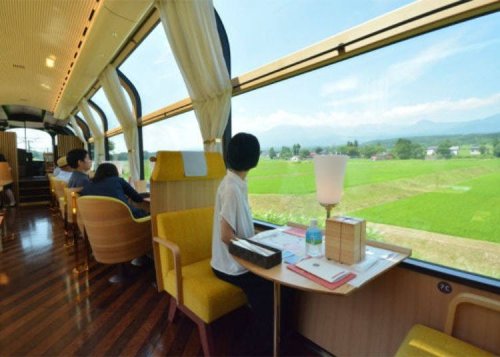 This Wild Japanese Train Is Like A Living Room On Rails