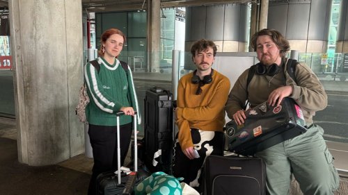 Young band returning to UK fear they will miss exams after getting caught up in Heathrow Airport chaos