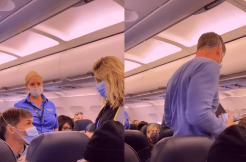 Man kicked off flight for wearing “Let’s Go Brandon” mask