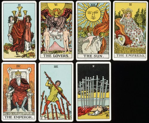 The artist who designed the tarot deck
