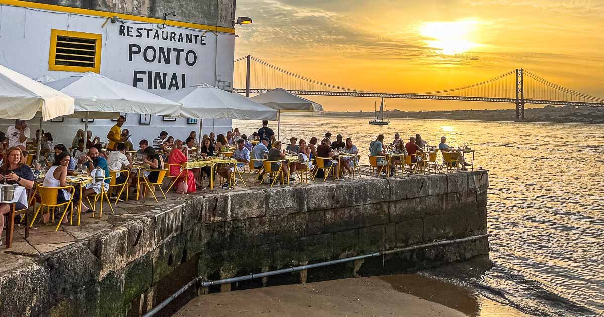 Eating at Ponto Final in Lisbon: Great Food, Epic Views