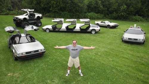 Man Transforms Back To The Future Cars Into Bizarre Creations