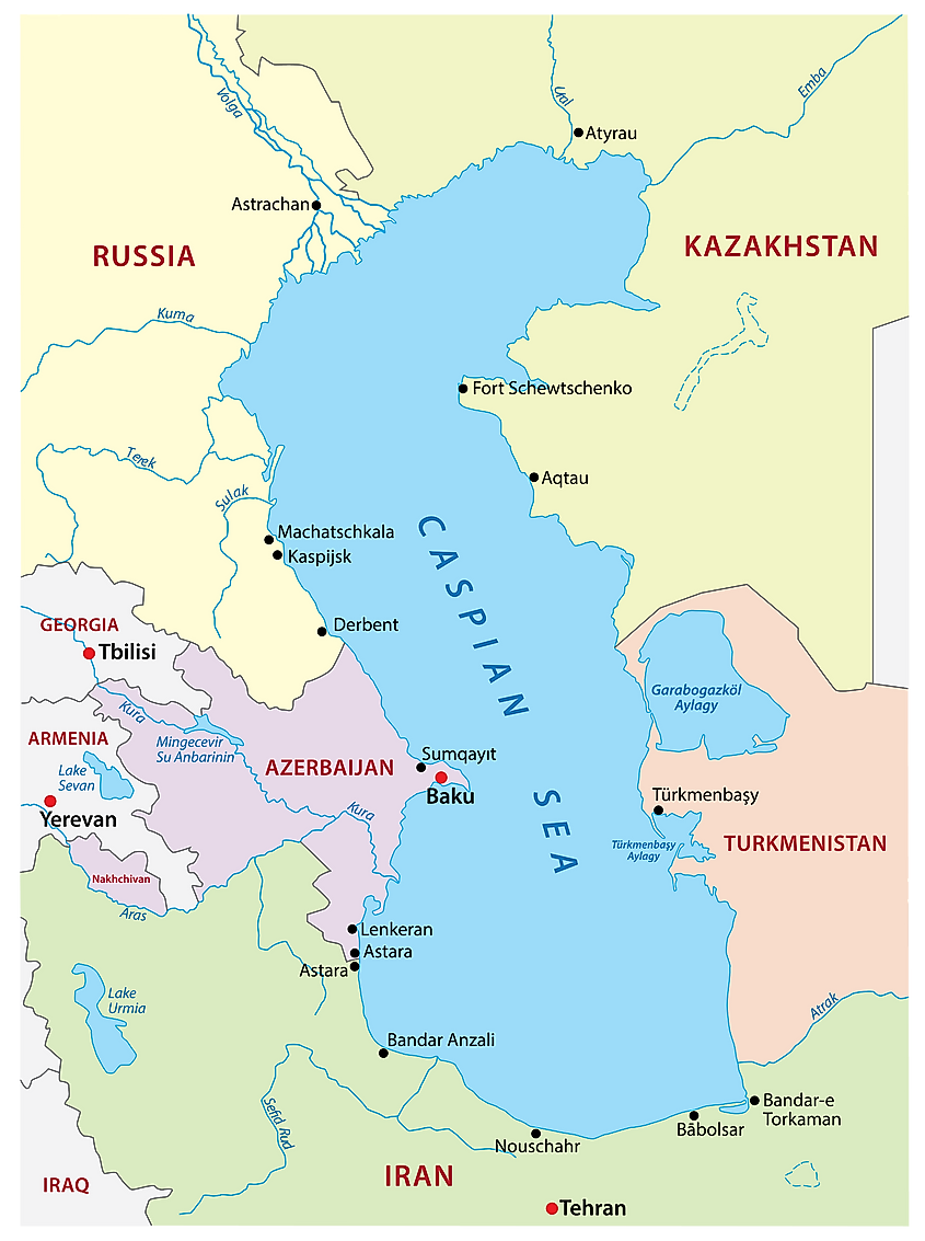 Caspian Sea Is Actually The World S Biggest Lake And Not A Sea Flipboard    Xlarge 