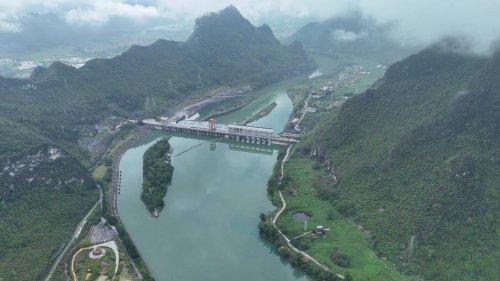 Letan Hydropower Station in Laibin
