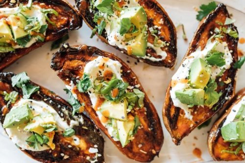 I could eat these crispy roasted sweet potatoes for dinner every week (and I do)