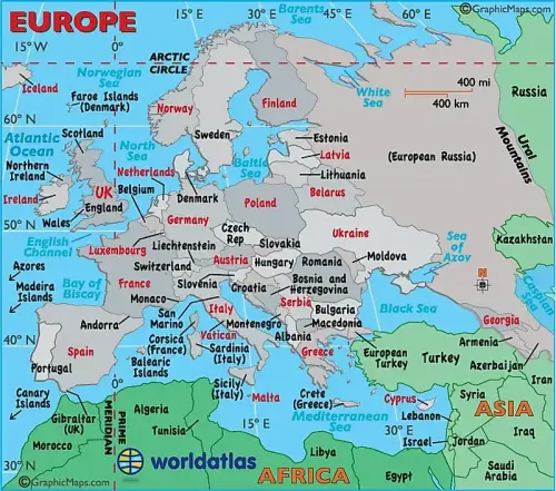 Why Do So Many European Countries end in "-ia"?