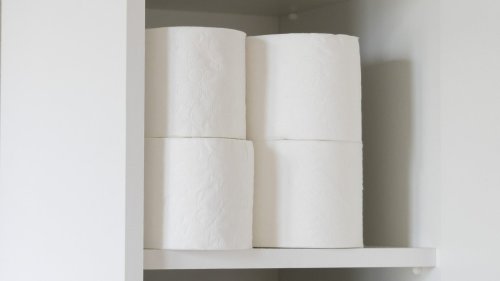 The Genius Toilet Paper Storage Solution That Comes From A Dollar Tree Must-Have