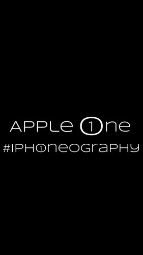 Apple One #iPhoneography cover image