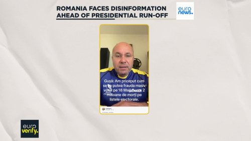 Romania grapples with disinformation ahead of tense presidential run-off