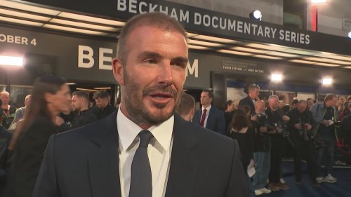 Looking over life and career was challenging, Beckham says