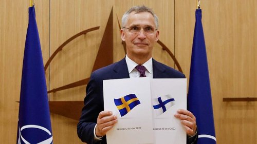 'Historic moment': Finland and Sweden submit their bids to join NATO