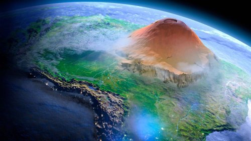 What if Olympus Mons Was Located in South America?