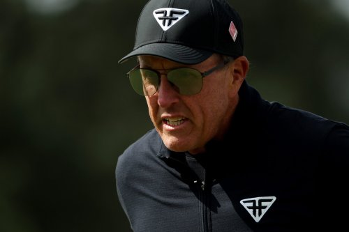 Phil Mickelson's controversial hat logo at The Masters causes stir among fans