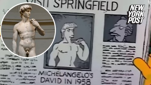 'The Simpsons' predicted Florida row about Michelangelo's David