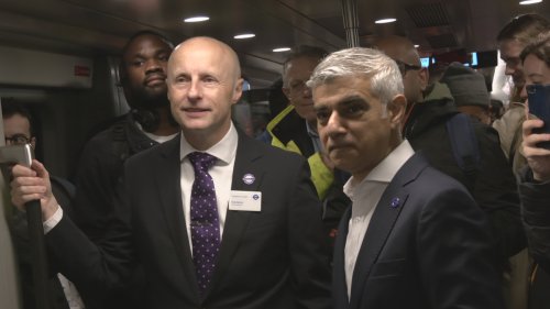 London Mayor attends Elizabeth line opening
