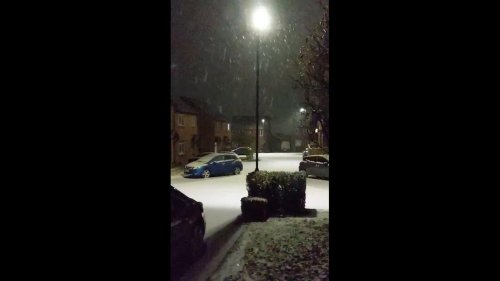 UK: Heavy Snow Hits East Midlands, Transport And Travel Impacted