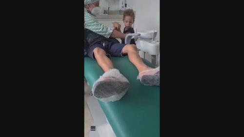 3-Year-Old Gives Big Brother a Helping Hand at the Dentist
