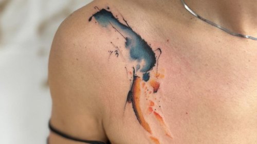 Freehand Abstract Tattoos Are Truly One-Of-A-Kind — What To Know
