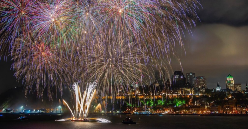 Des méga shows de feux d’artifice vont illuminer le ciel à Québec cet été