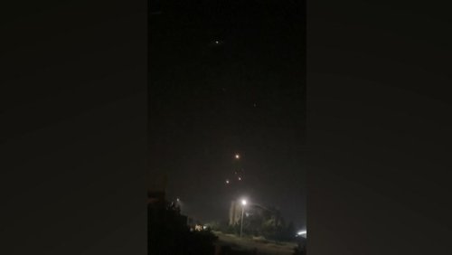 Watch: Explosions light up Amman sky as Iran launches dozens of missiles and drones at Israel