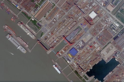 China launches high-tech aircraft carrier in naval milestone