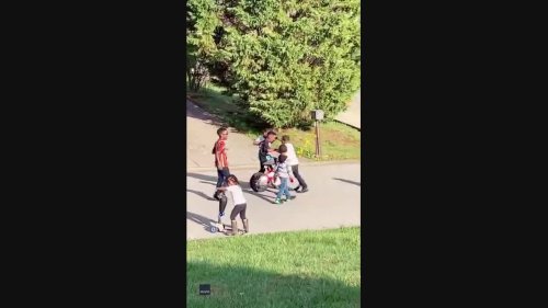 Mom Captures Special Footage of Kids Teaching Her Son How to Ride a Bike