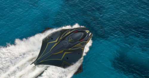 Outrageous armored submarine claims 50-km/h underwater top speed