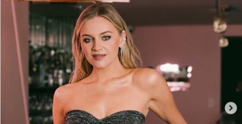Watch: Kelsea Ballerini take a tumble off moving stage in viral video