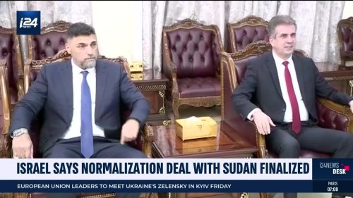 Israel says normalization deal with Sudan finalized