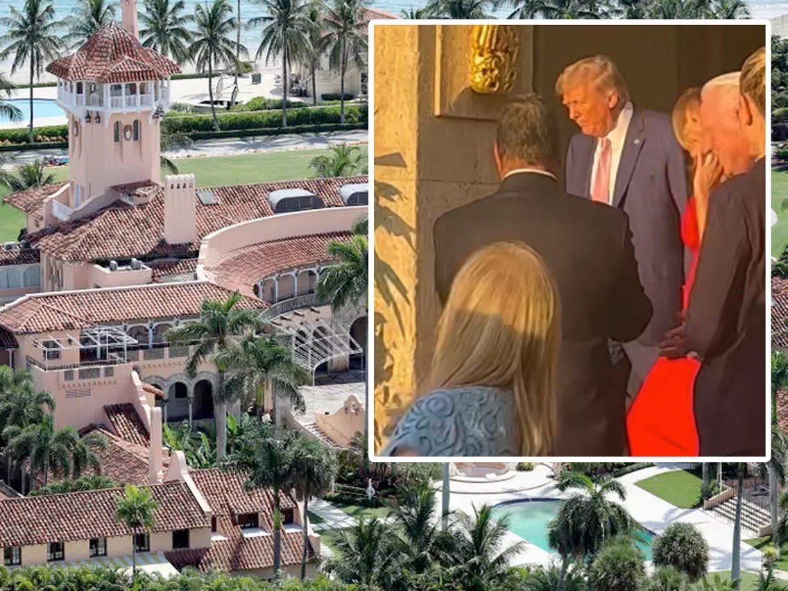 Trump was smiling and glad-handing fans at Mar-a-Lago as news of his indictment crashed around him, resort guests say