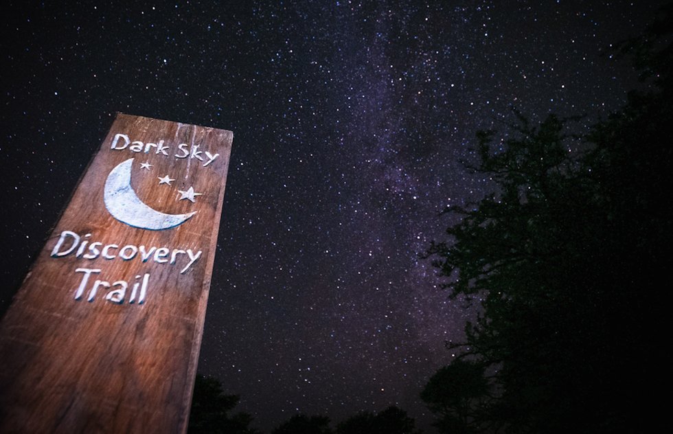 Hikers Follow Glow-in-the-Dark Guideposts on This Stargazing Trail