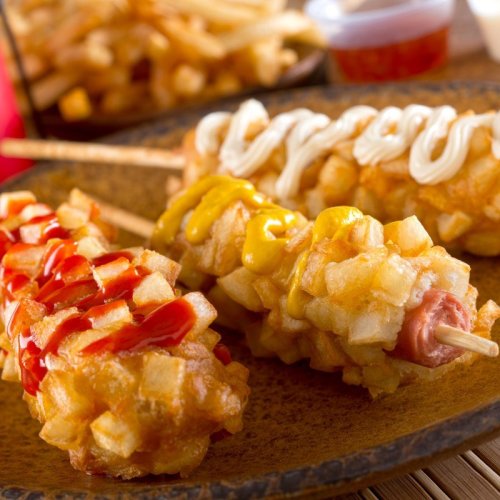 You have to try a South Korean corn dog 