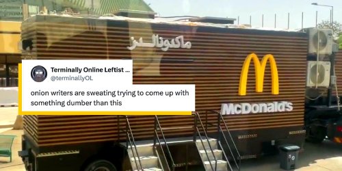 Saudi Arabia Greets Trump With A Mobile McDonald’s Like It’s A Loyalty Reward
